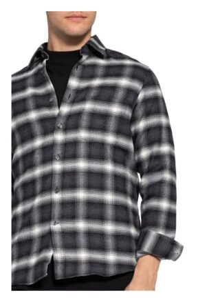 REISS Dash Overshirt Herren, Schwarz