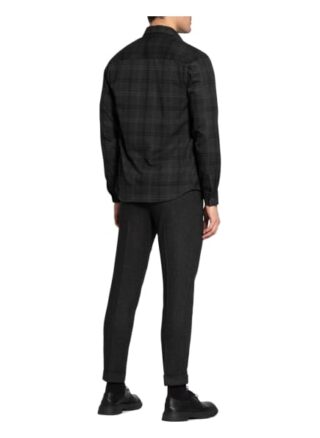 Reiss Overshirt Grisham schwarz