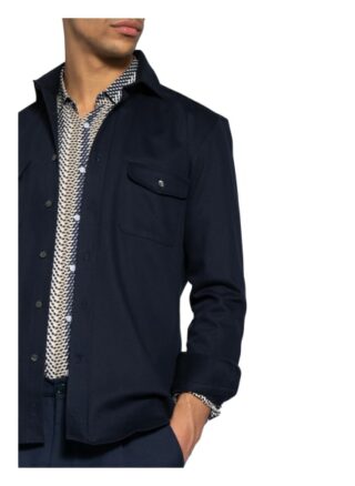 Reiss Overshirt Pricey blau