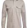 REISS Pricey Overshirt Herren, Grau