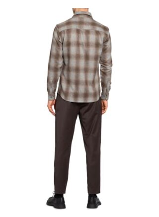 REISS Rodgers Overshirt Herren, Braun