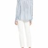 Reiss Oversized-Bluse Avera Mit Rüschenbesatz blau