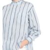 Reiss Oversized-Bluse Avera Mit Rüschenbesatz blau