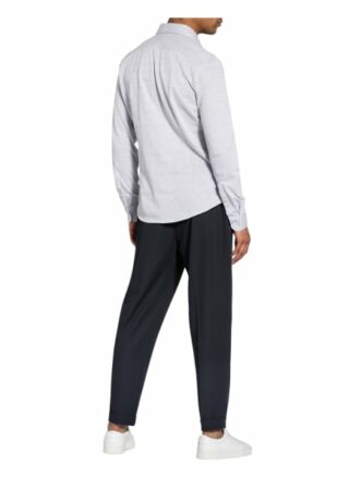Reiss Piqué-Hemd Gale Slim Fit grau