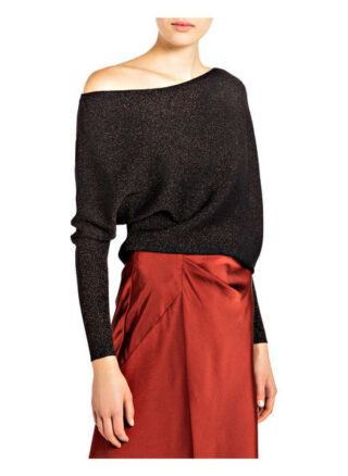 Reiss Pullover Maria Mit Glitzergarn braun