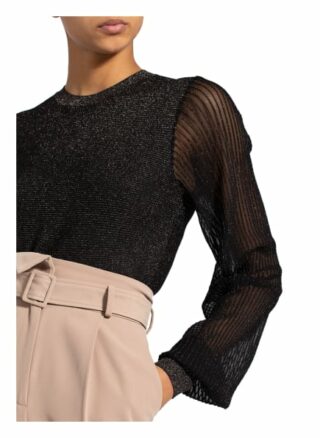 Reiss Pullover Mit Glitzergarn schwarz