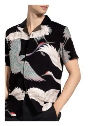 Reiss Resorthemd Gigi schwarz