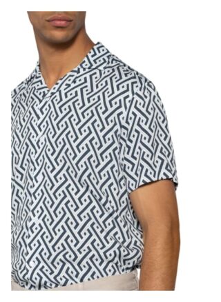 REISS Uptown Resorthemd Herren, Blau