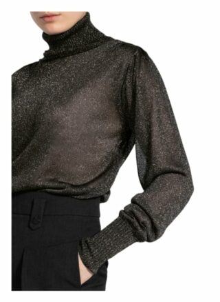 Reiss Rollkragenpullover Zena Mit Glitzergarn gold