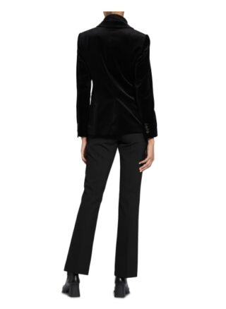 Reiss Samtblazer Opal schwarz
