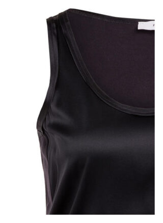 Reiss Seidentop Remey Im Materialmix blau