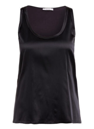 Reiss Seidentop Remey Im Materialmix blau