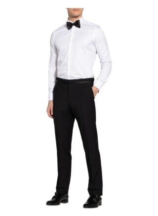 Reiss Smoking-Hose Poker-Satin Regular Fit schwarz