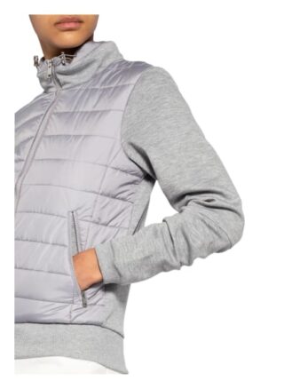 Reiss Steppjacke Harper Im Materialmix grau