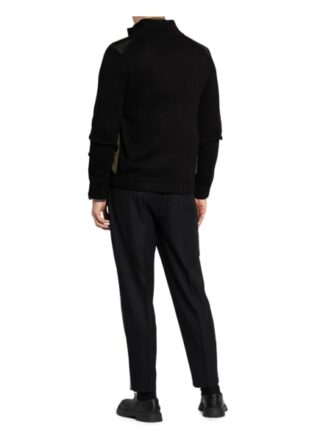 REISS Langly Strickjacke Herren, Schwarz