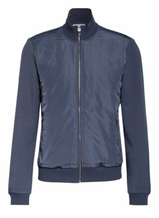 Reiss Sweatjacke Steven Im Materialmix blau