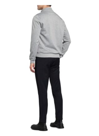 Reiss Sweatjacke Steven Im Materialmix grau