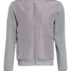 Reiss Sweatjacke Steven Im Materialmix grau