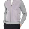 Reiss Sweatjacke Steven Im Materialmix grau