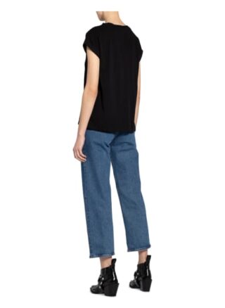 Reiss T-Shirt Tereza schwarz