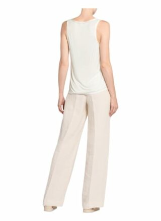 Reiss Top Riley Im Materialmix weiss