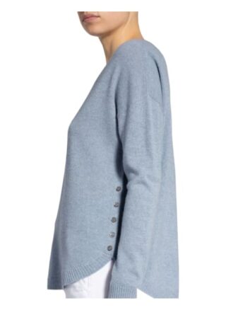 Repeat Cashmere-Pullover blau