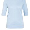 Repeat Pullover Mit 3/4-Arm blau