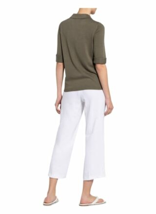 Repeat Strick-Poloshirt gruen