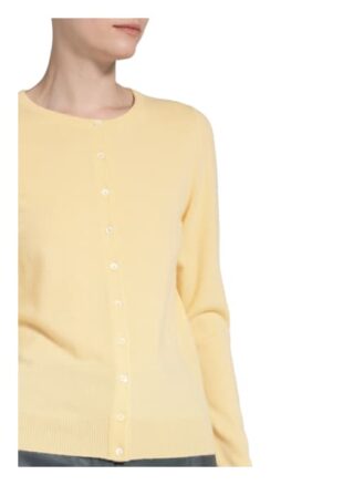 Repeat Strickjacke Aus Cashmere gelb