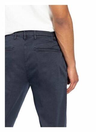 Replay Chino Benni Hyperchino Regular Fit blau