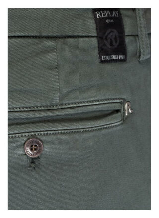 Replay Chino Zeumar Hyperflex Slim Fit gruen