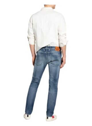 Replay Jeans Anbass Slim Fit Jeans Herren, Blau