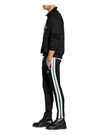 Replay Hose Im Jogging-Stil Mit Galonstreifen schwarz