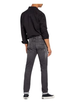 Replay Anbass Slim Fit Jeans Herren, Grau