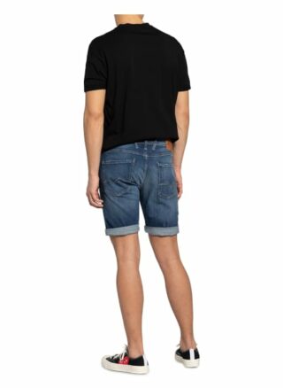 Replay Jeans-Shorts Anbass Slim Fit blau
