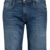 Replay Jeans-Shorts Anbass Slim Fit blau