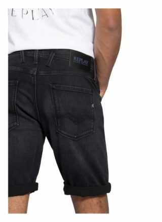 Replay Jeans-Shorts New Anbass Regular Fit grau
