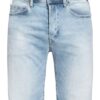 Replay Jeans-Shorts Regular Fit blau