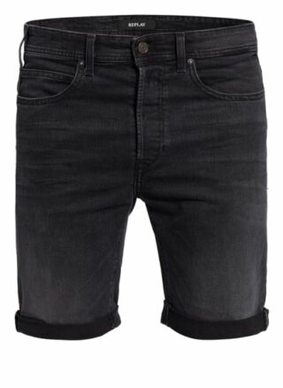 Replay Jeans-Shorts Regular Fit grau
