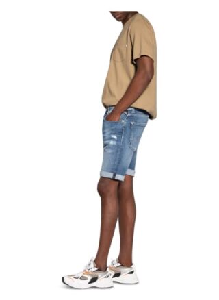 Replay Jeans-Shorts Tapered Fit blau