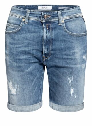Replay Jeans-Shorts Tapered Fit blau