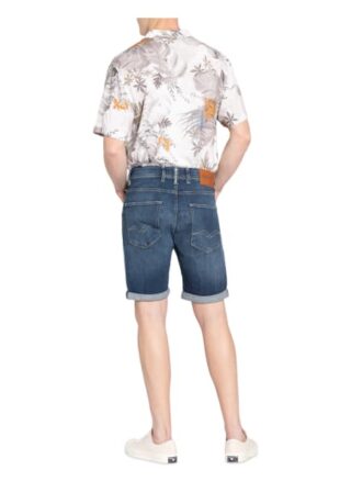 Replay Jeans-Shorts blau