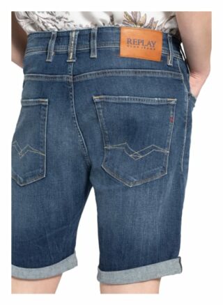 Replay Jeans-Shorts blau