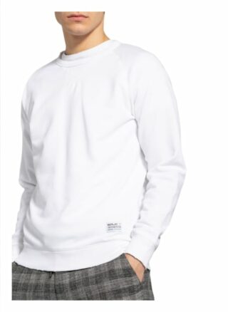 Replay Sweatshirt Herren, Weiß