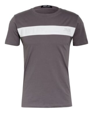 Replay T-Shirt grau