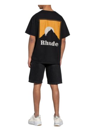 Rhude Oversized-Shirt schwarz