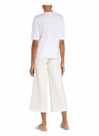 Riani Leinenshirt Mit Schmucksteinbesatz weiss