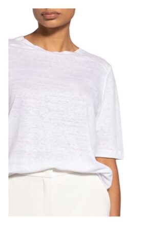 Riani Leinenshirt Mit Schmucksteinbesatz weiss