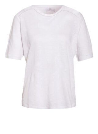 Riani Leinenshirt Mit Schmucksteinbesatz weiss