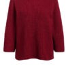 Riani Pullover Mit 3/4-Arm Und Perlenbesatz rot